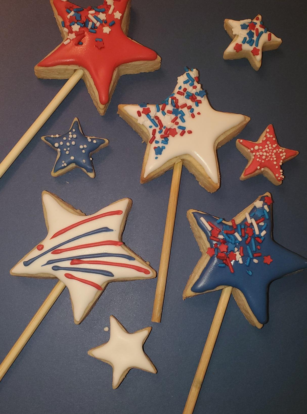Patriotic Cookie Pops - small