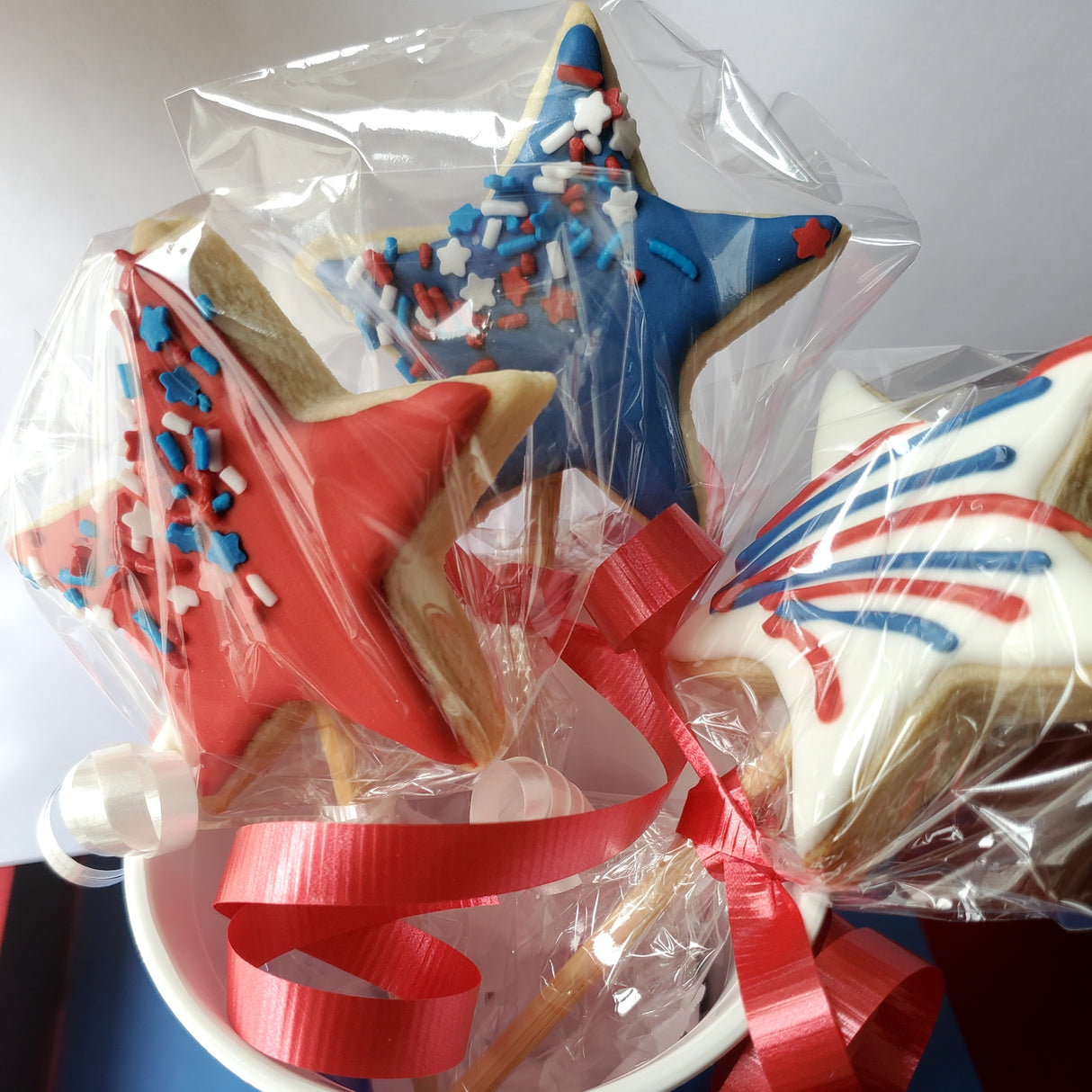 Patriotic Cookie Pops - small