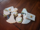 Wedding & Bridal Cookies — Custom Theme, Order by the Dozen